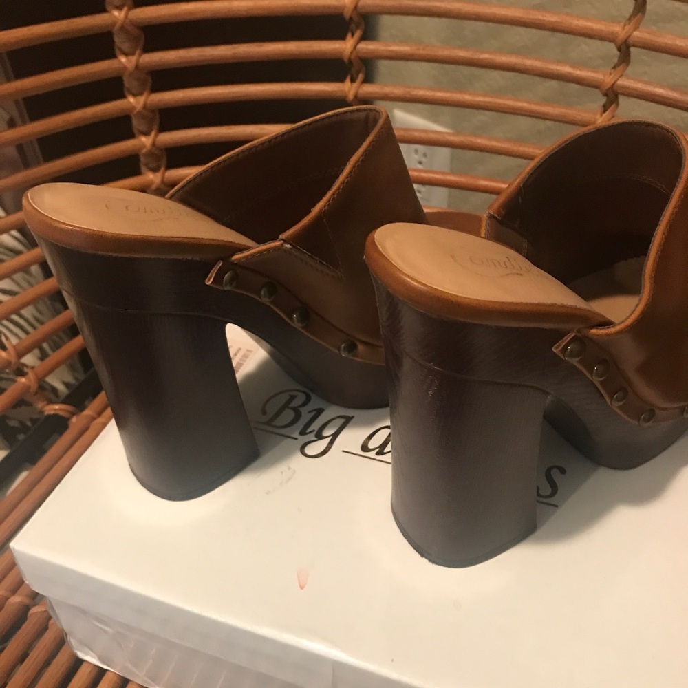 Brown clogs size 7.5 - Picture 4 of 4